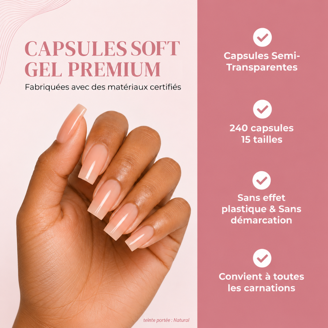 Capsules Soft Gel Premium Carré - Natural