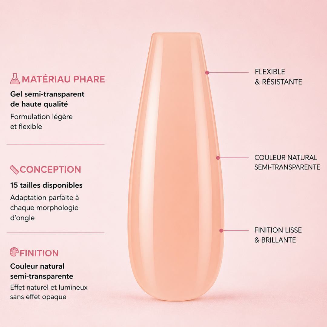 Capsules Soft Gel Premium Ballerine - Natural