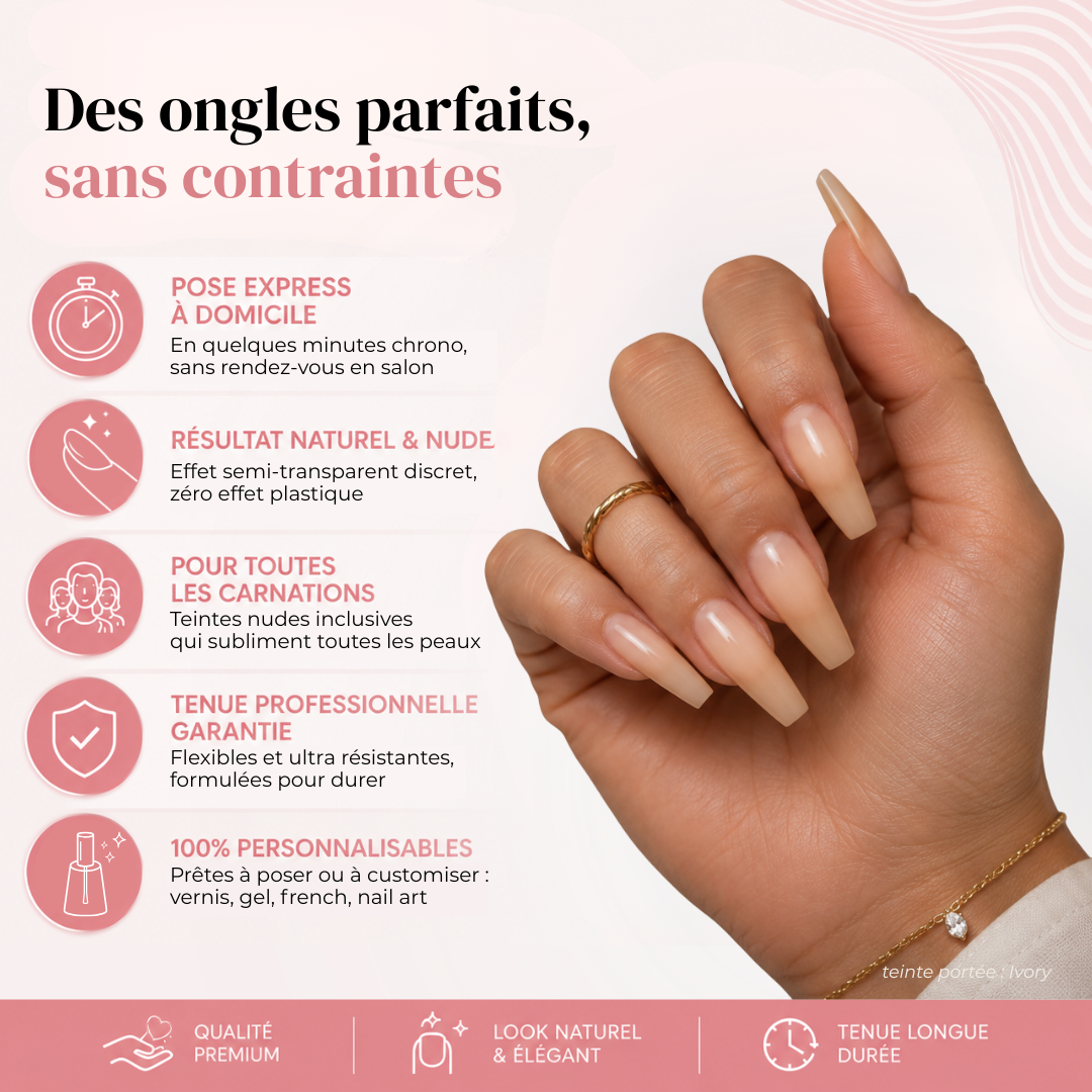 Capsules Soft Gel Premium Ballerine - Ivory