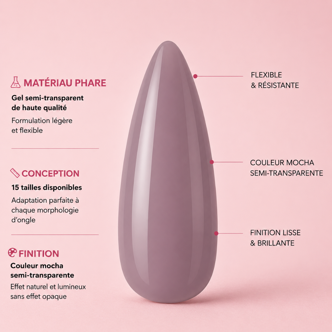 Capsules Soft Gel Premium Amande - Mocha