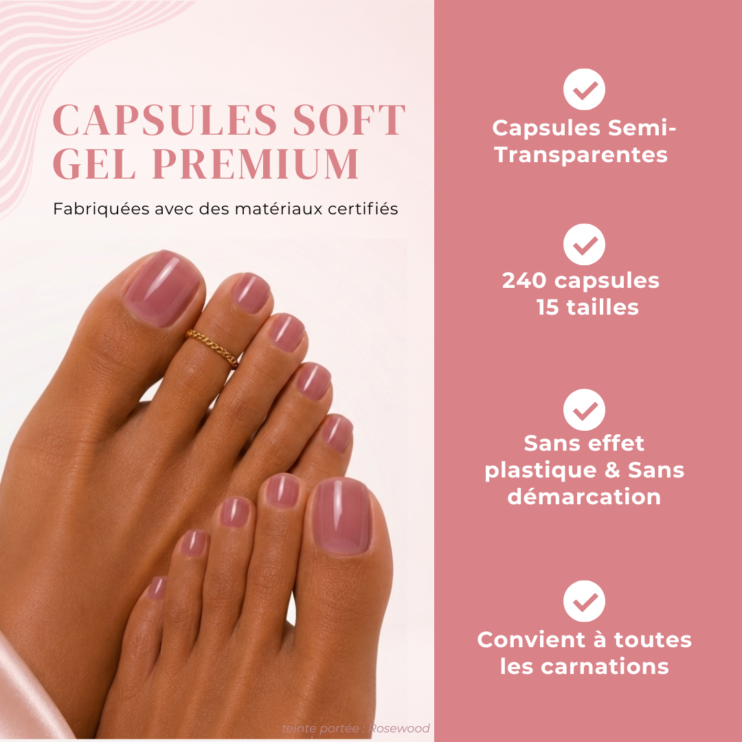 Capsules Soft Gel Premium Pieds - Rosewood