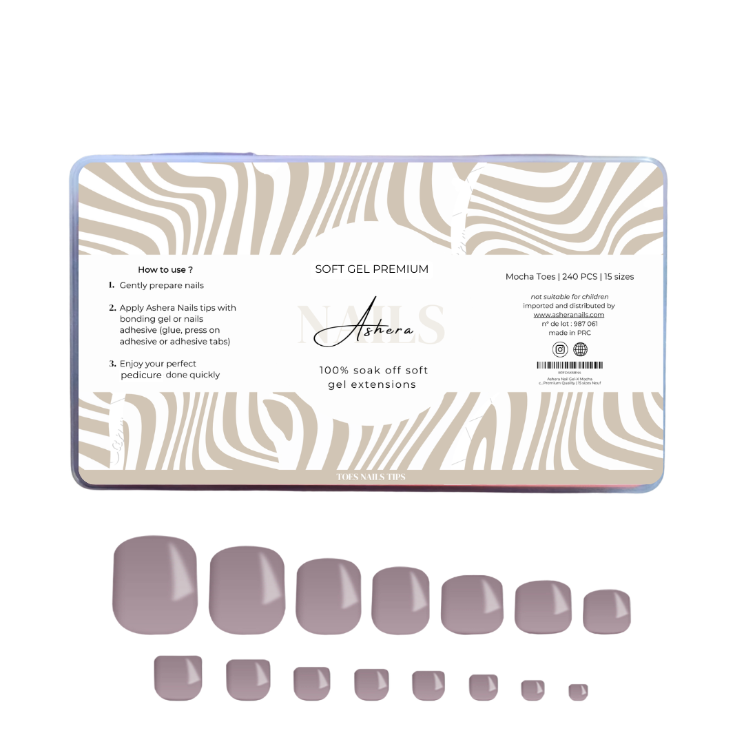 Capsules Soft Gel Premium Pieds - Mocha