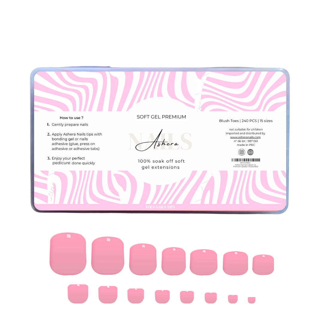 Capsules Soft Gel Premium Pieds - Blush