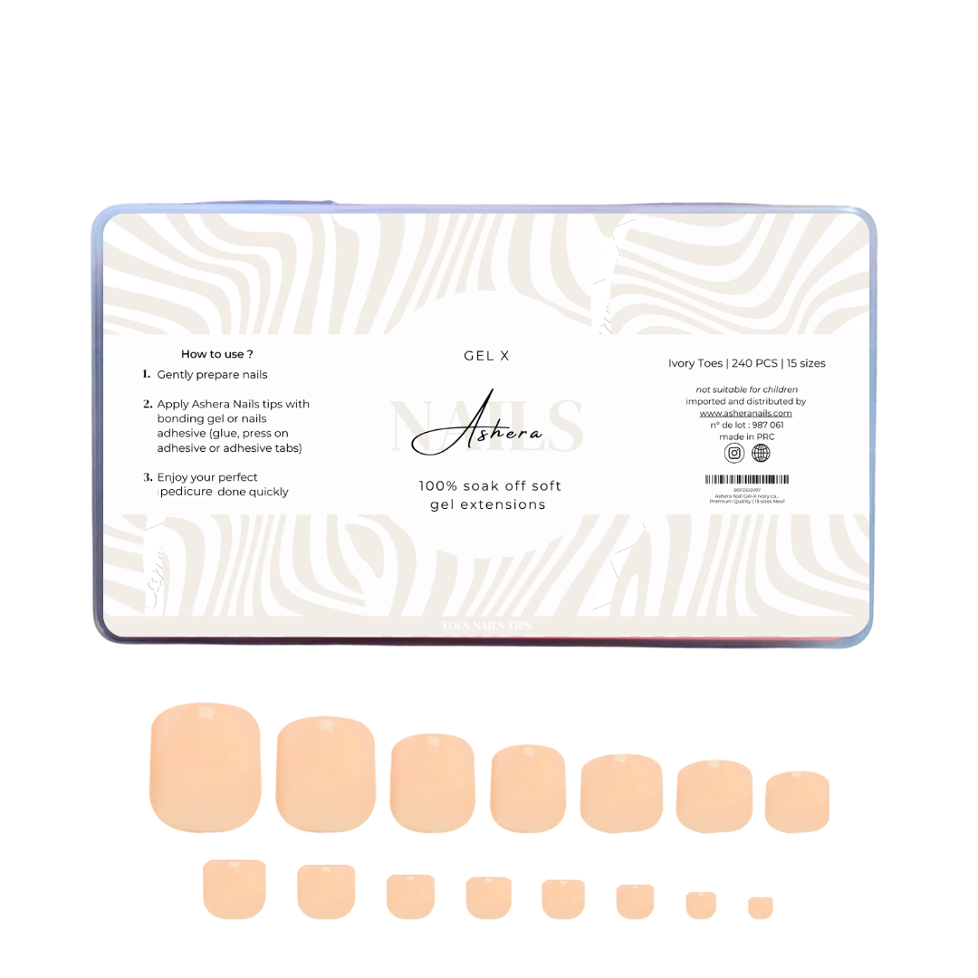Capsules Gel x pieds - Nude inclusif.