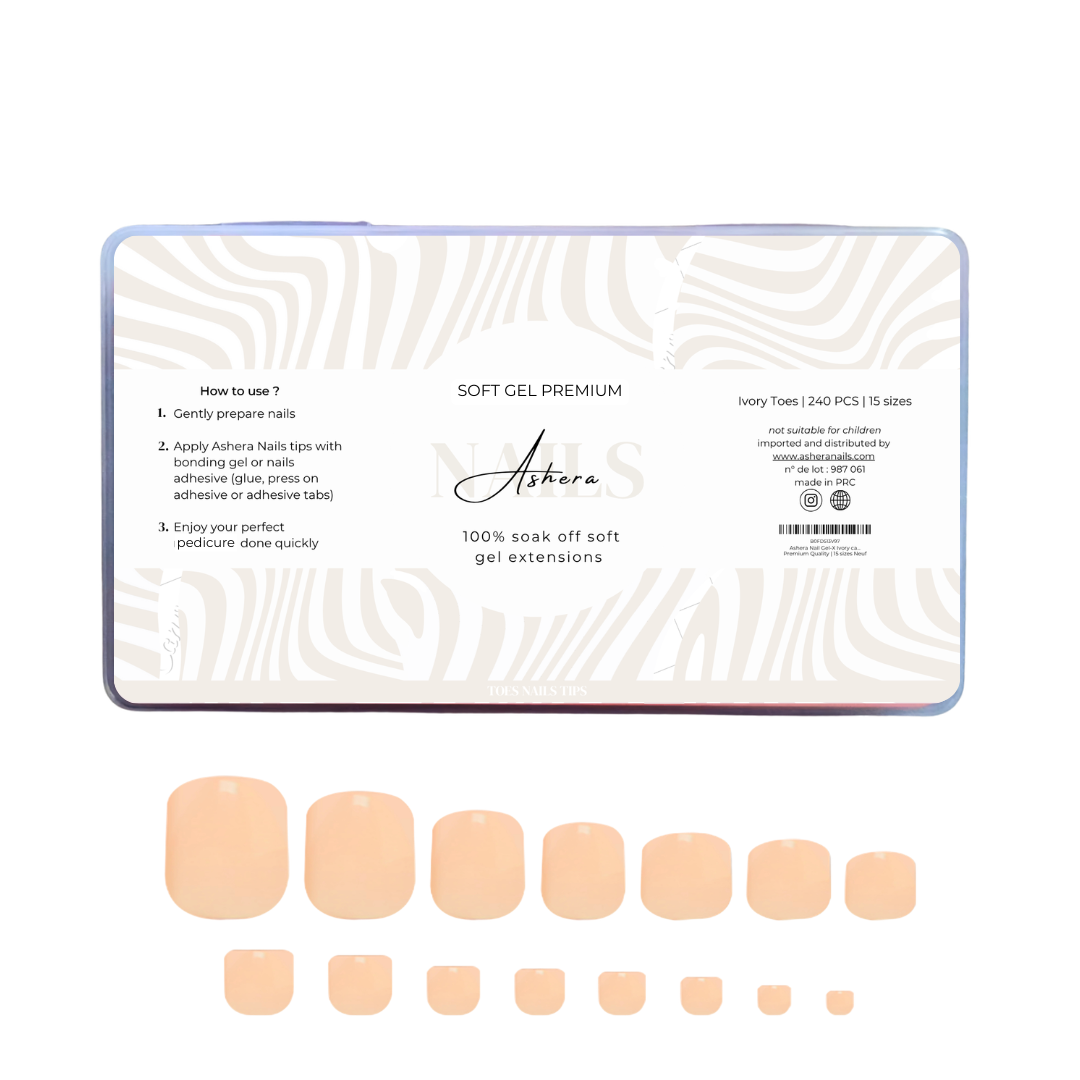 Capsules Soft Gel Premium Pieds - Ivory