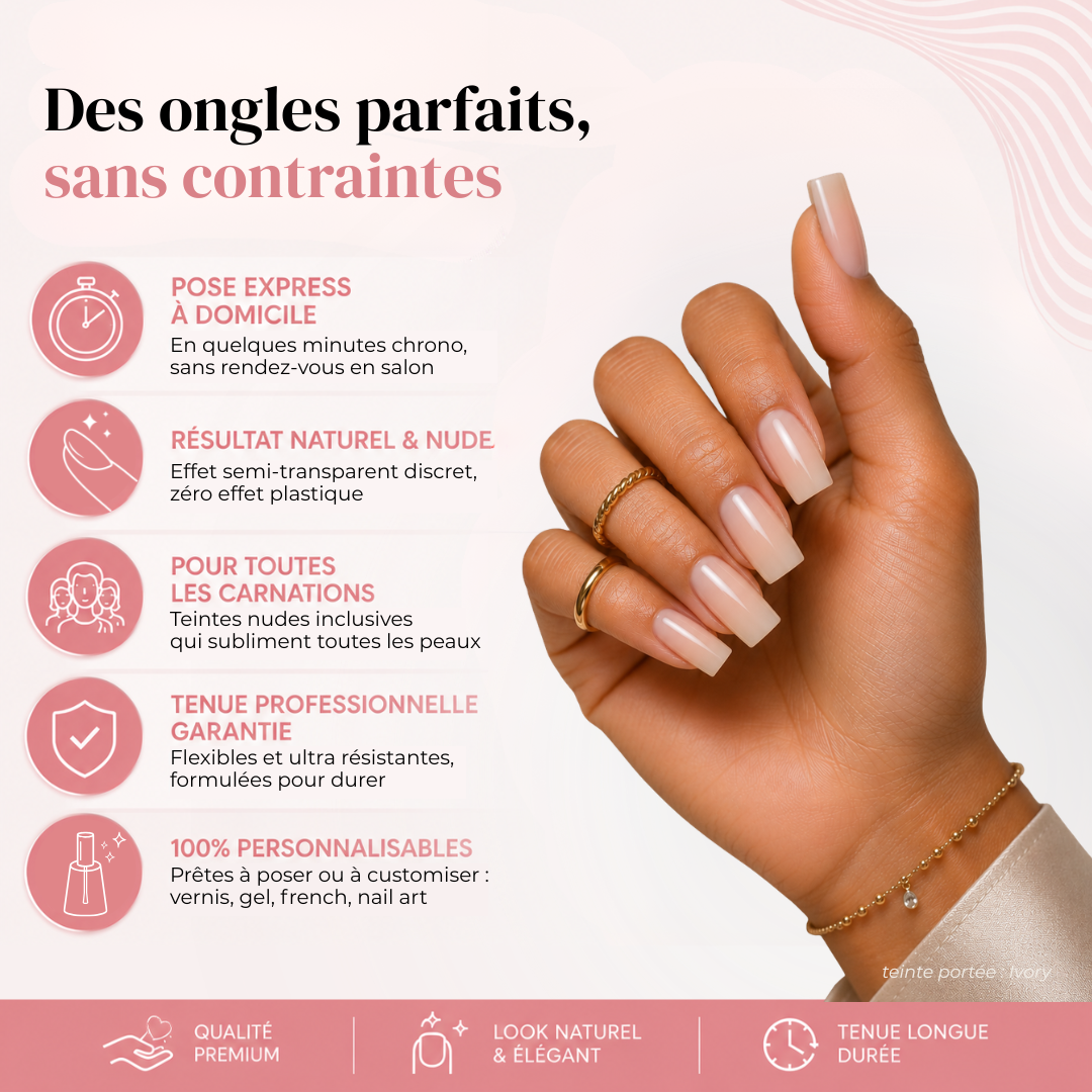 Capsules Soft Gel Premium Carré - Ivory