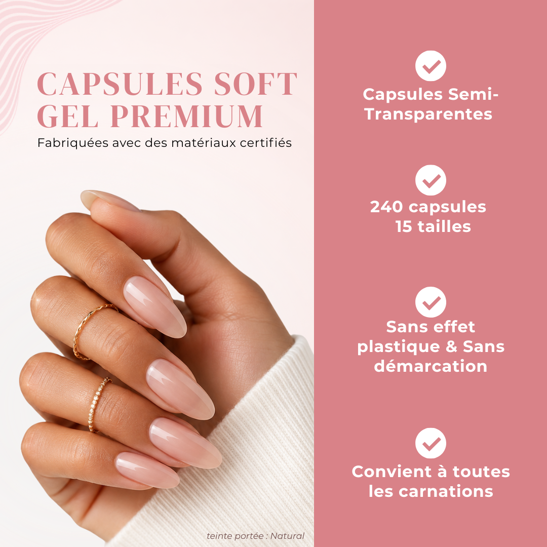 Capsules Soft Gel Premium Amande - Natural