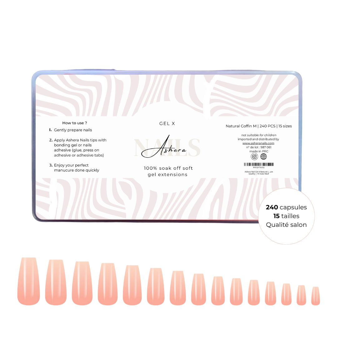 Capsules Gel x ballerine - Nude inclusif.
