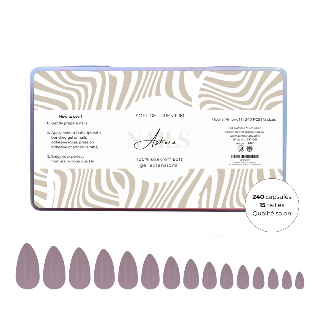 Capsules Soft Gel Premium Amande - Mocha