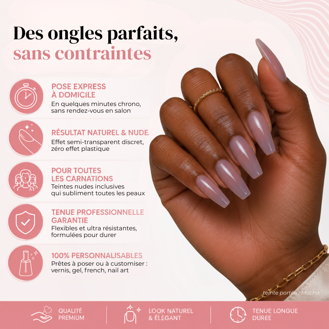 Capsules Soft Gel Premium Ballerine - Mocha