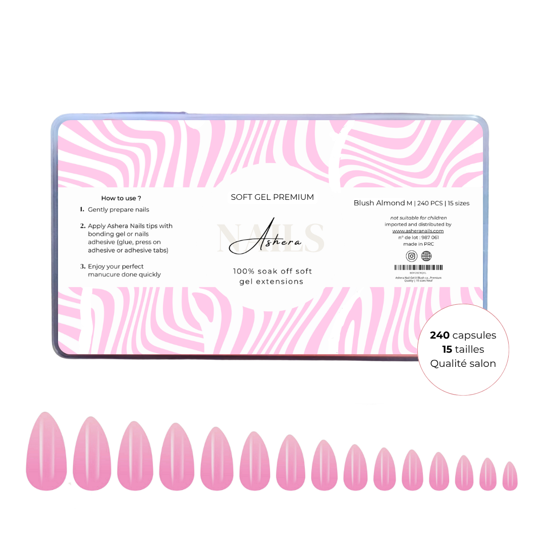 Capsules Soft Gel Premium Amande - Blush