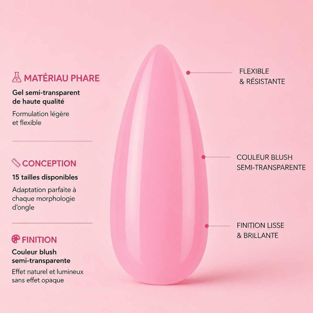 Capsules Soft Gel Premium Amande - Blush