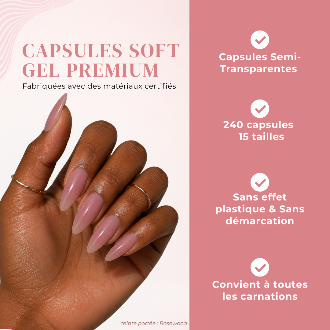 Capsules Soft Gel Premium Amande - Rosewood