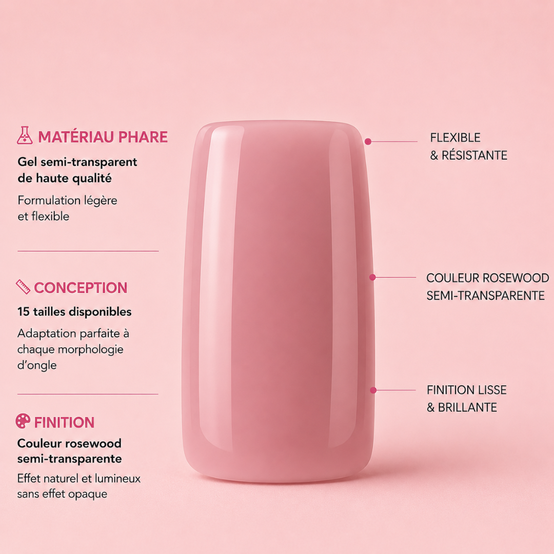Capsules Soft Gel Premium Carré - Rosewood