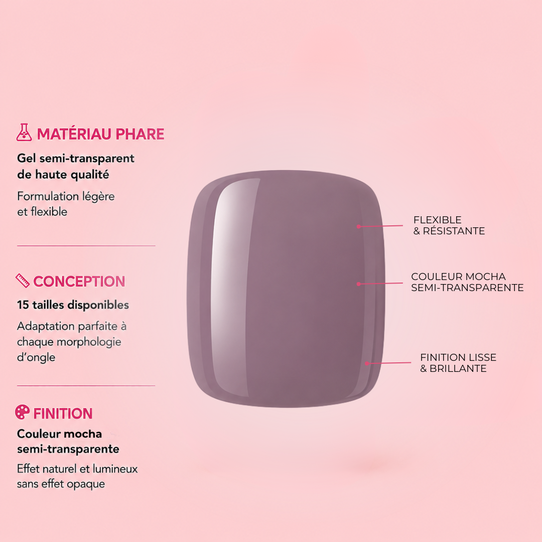 Capsules Soft Gel Premium Pieds - Mocha