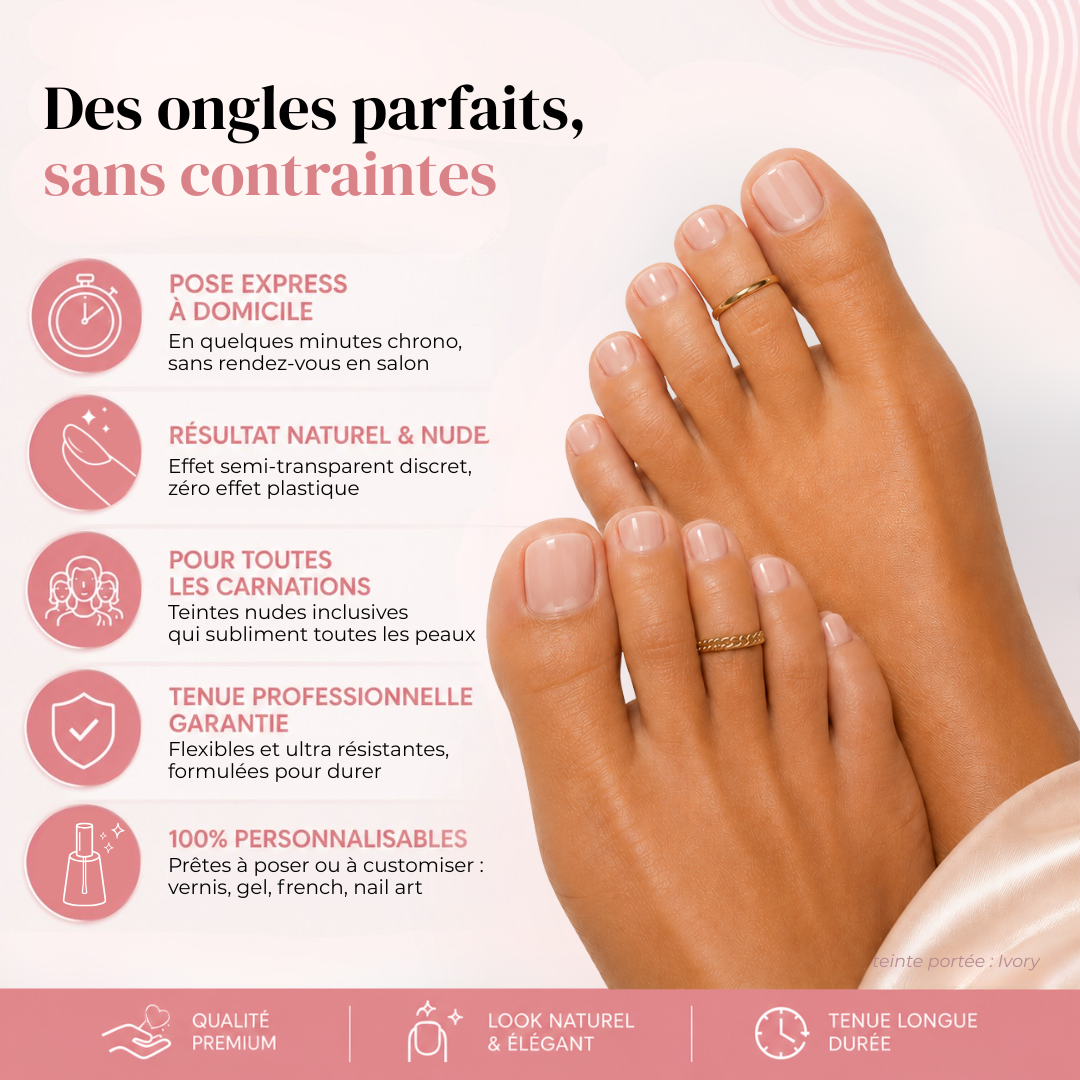 Capsules Soft Gel Premium Pieds - Ivory