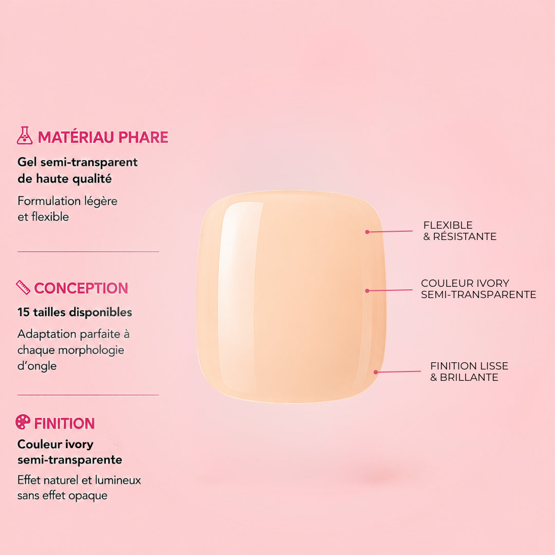 Capsules Soft Gel Premium Pieds - Ivory