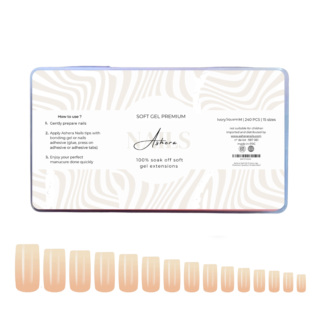 Capsules Soft Gel Premium Carré - Ivory