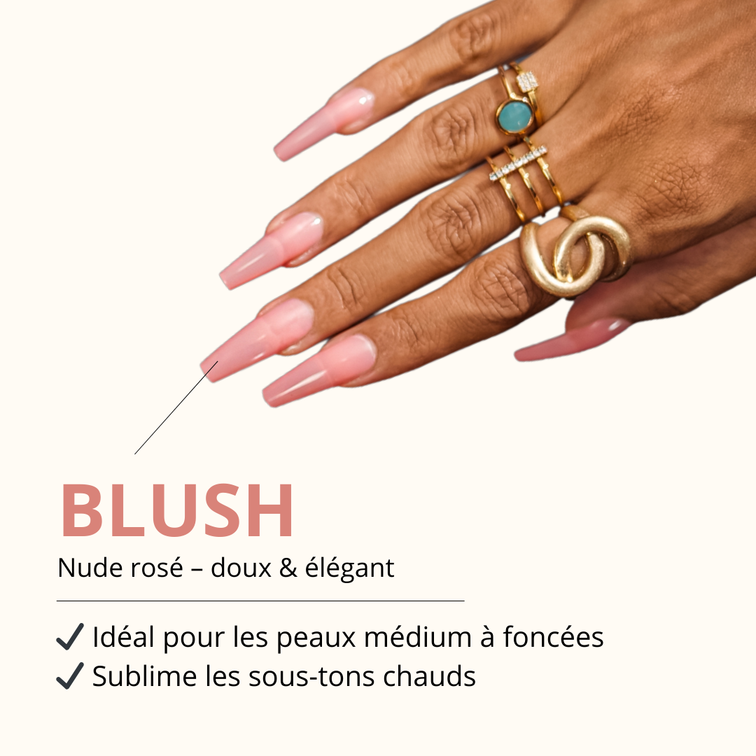 Capsules gel x coffin couleur naturelle