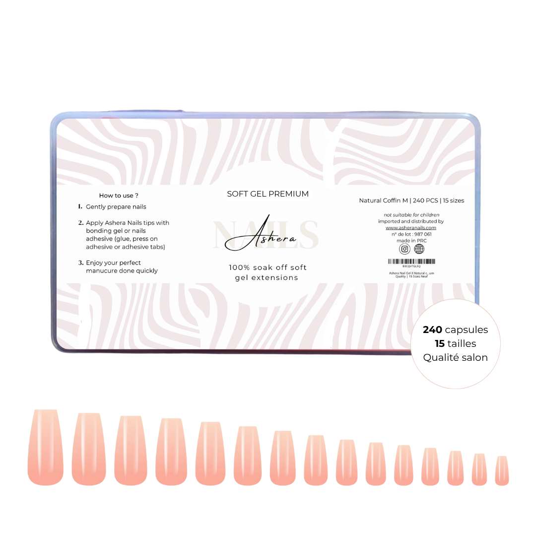 Capsules Soft Gel Premium Ballerine - Natural