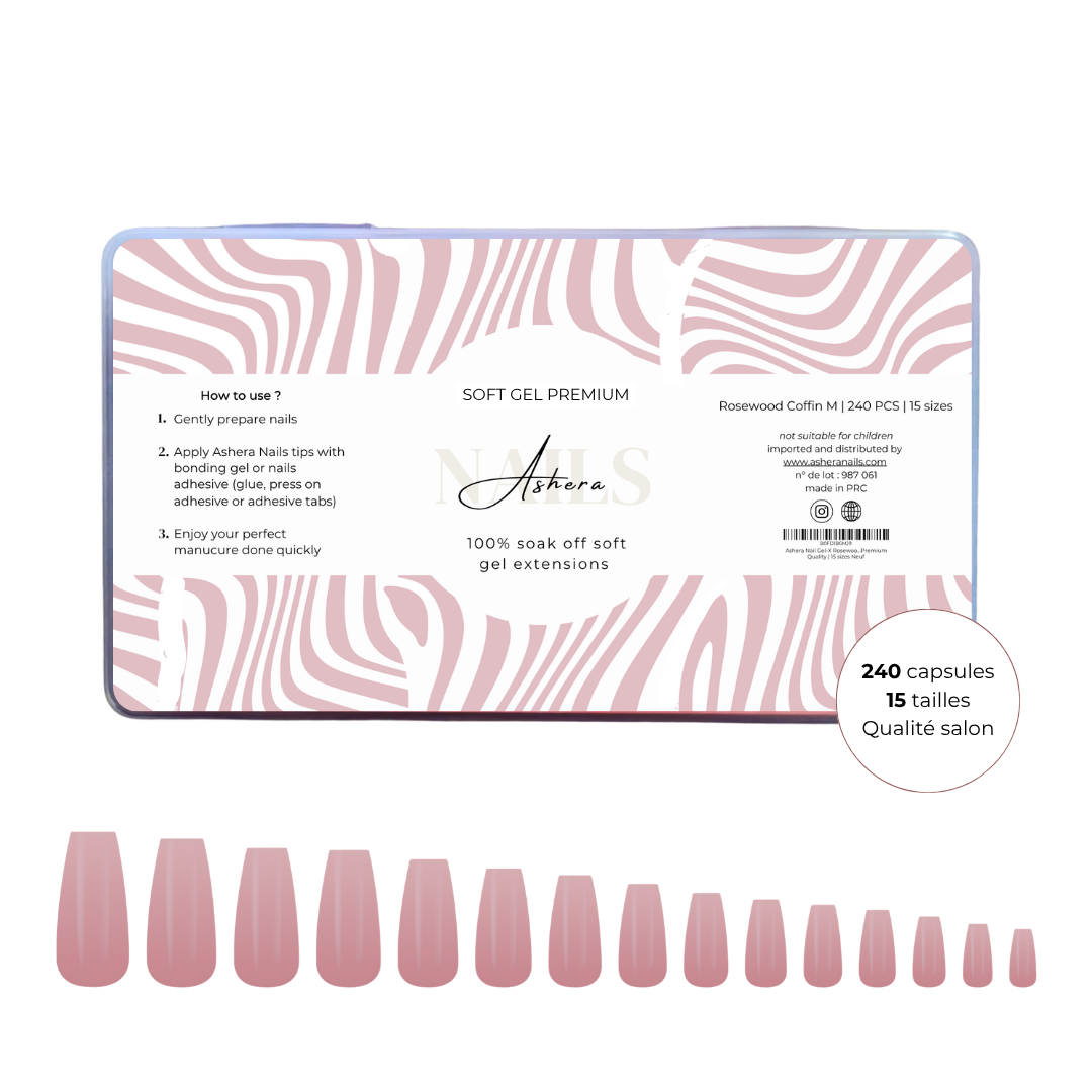 Capsules Soft Gel Premium Ballerine - Rosewood